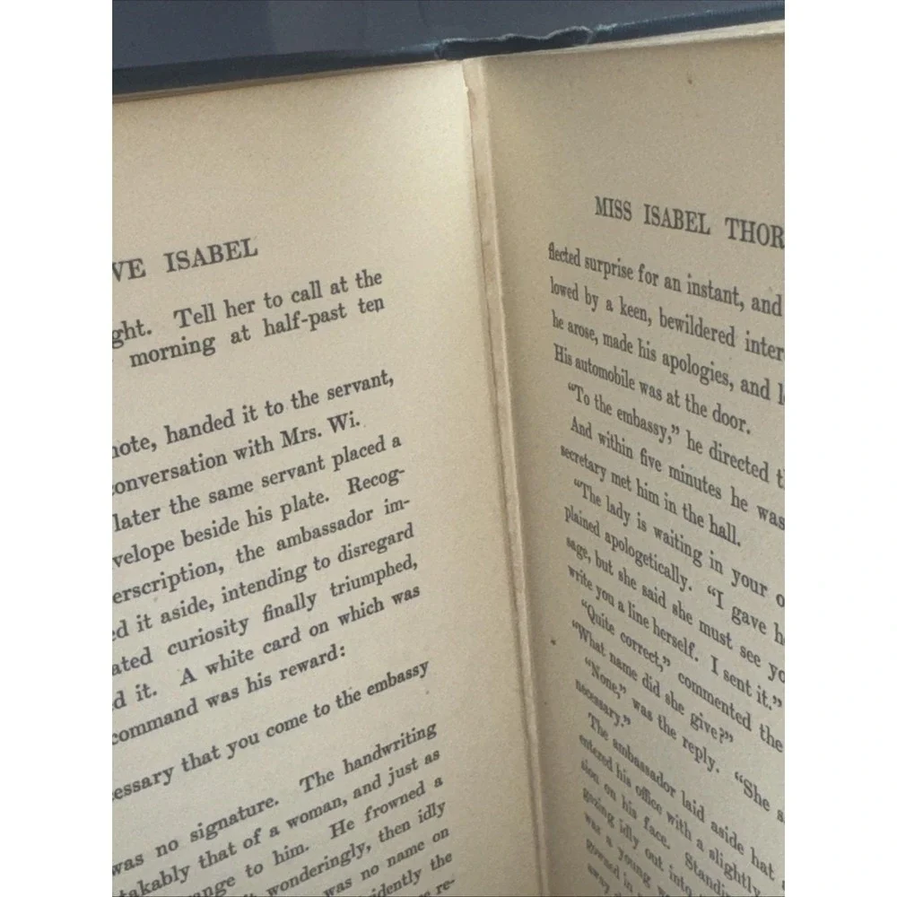 Elusive Isabel, by Jacques Futrelle. HC (1909) With Signature‎ ?? - Picture 10 of 10
